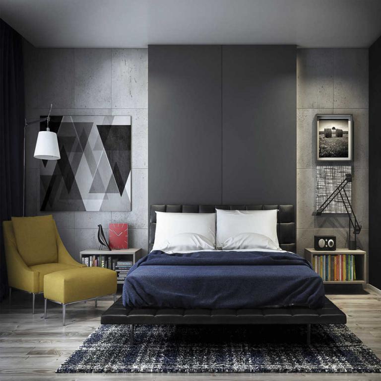 Modern Yatak Odası Dekorasyonu - İç Mimarlık İstanbul