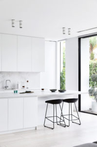 Beyaz Modern mutfak tasarımı